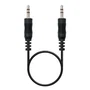 Nanocable Cable de audio estéreo Jack 3,5/M a Jack 3,5/M Negro 20m